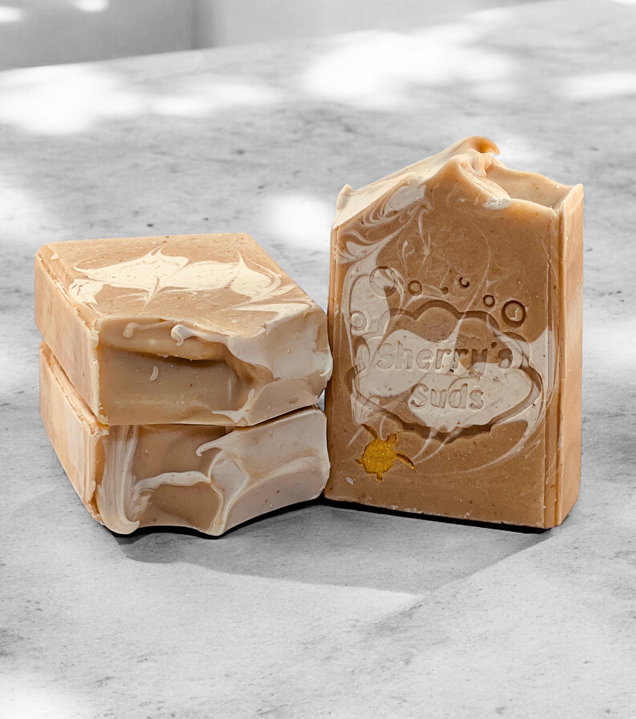 Oatmeal Milk and Honey Fragranced Handmade Exfoliating Soap Handmade Soap Moisturizing Soap Oatmeal Soap Face Bar Gentle Soap Face and Body