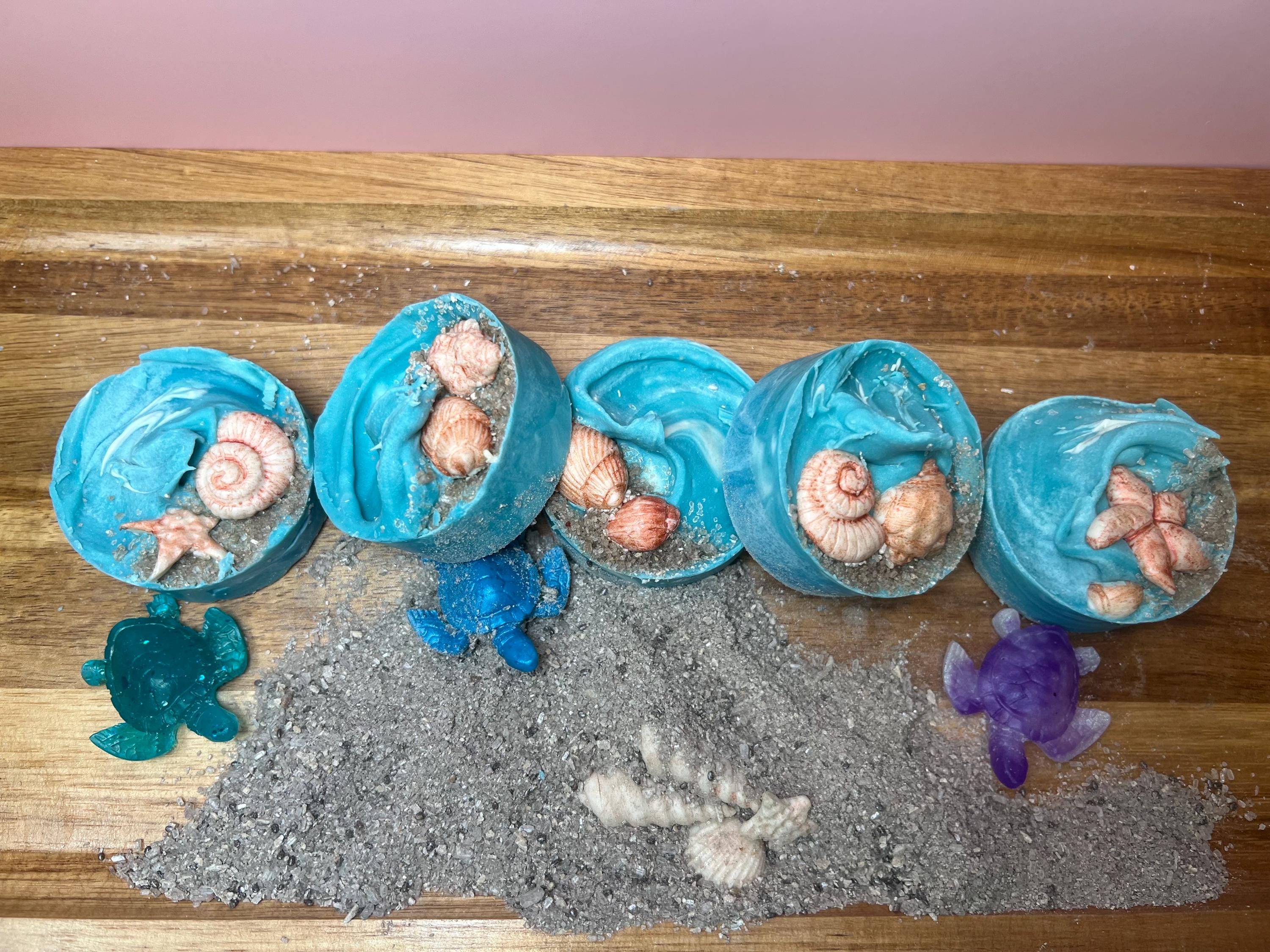 Guest Soaps  Handmade Soap made with Shea Butter and Kaolin Clay Guest Soaps Hand Soaps Moisturizing Soap Exfoliating Soap Bar<Set of>