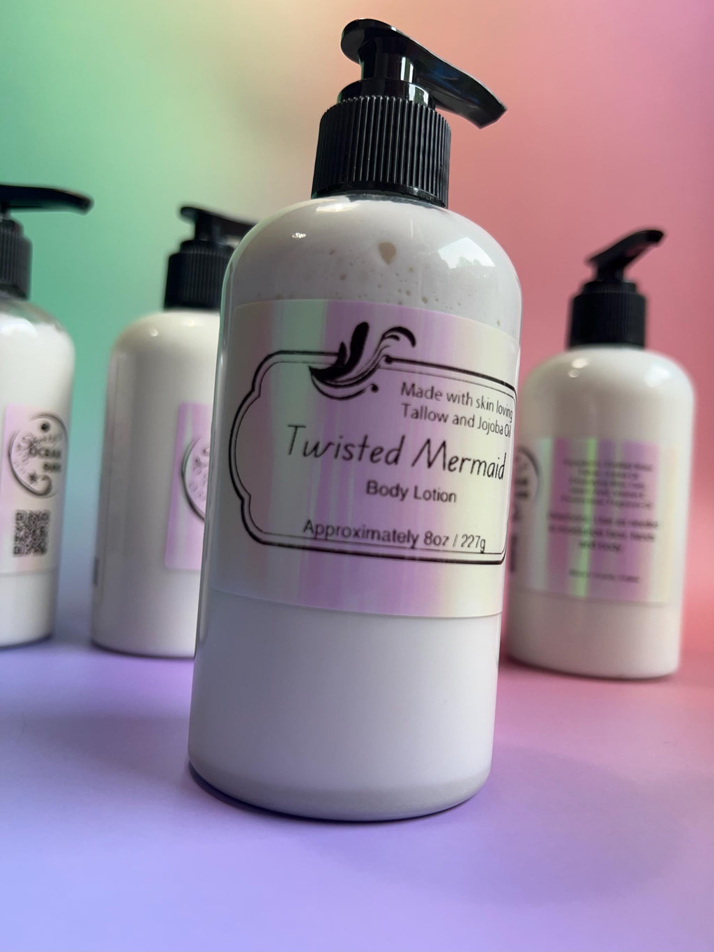 Organic Tallow Body Lotion Deep Hydration For Body and Face All Natural Skin Care for Her Chemical Free and Non Toxic