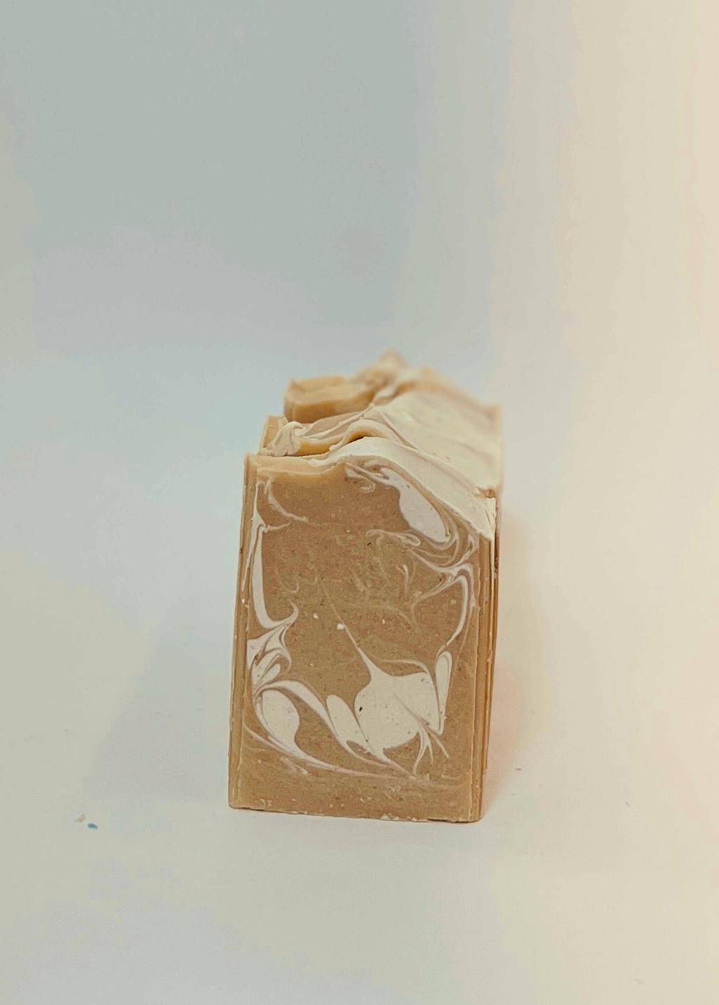 Oatmeal Milk and Honey Fragranced Handmade Exfoliating Soap Handmade Soap Moisturizing Soap Oatmeal Soap Face Bar Gentle Soap Face and Body