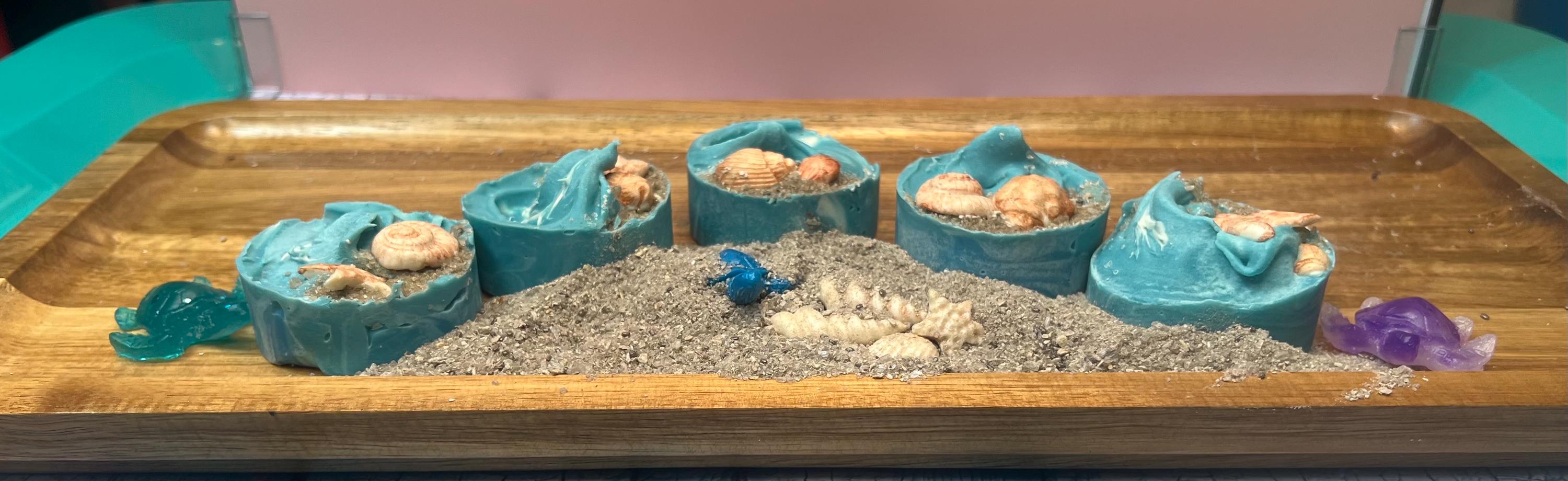 Guest Soaps  Handmade Soap made with Shea Butter and Kaolin Clay Guest Soaps Hand Soaps Moisturizing Soap Exfoliating Soap Bar<Set of>