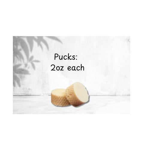 Handmade Moisturizing Shave Soap Set for Him Fathers Day Gift Idea Rustic Barber Shop Shave Disc With Bowl and Brush or Replacement pucks