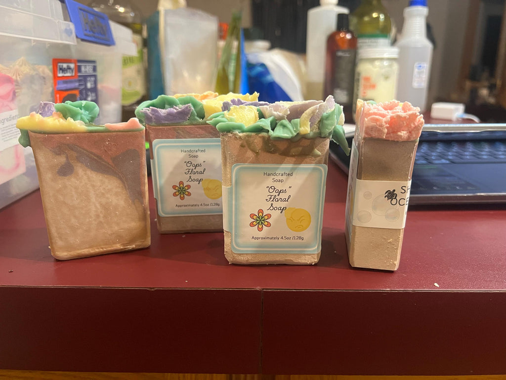 Floral Soap Handmade Vanilla and Lavender Vegan Soap for Face and Body Moisturizing Artisan Soap Gift for Her