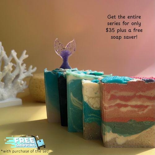 Ocean Themed Soap Beach Lover Party Favor Ocean Lover Gift Nautical Themed Gift for Her Beach Themed bathroom decor for coastal home