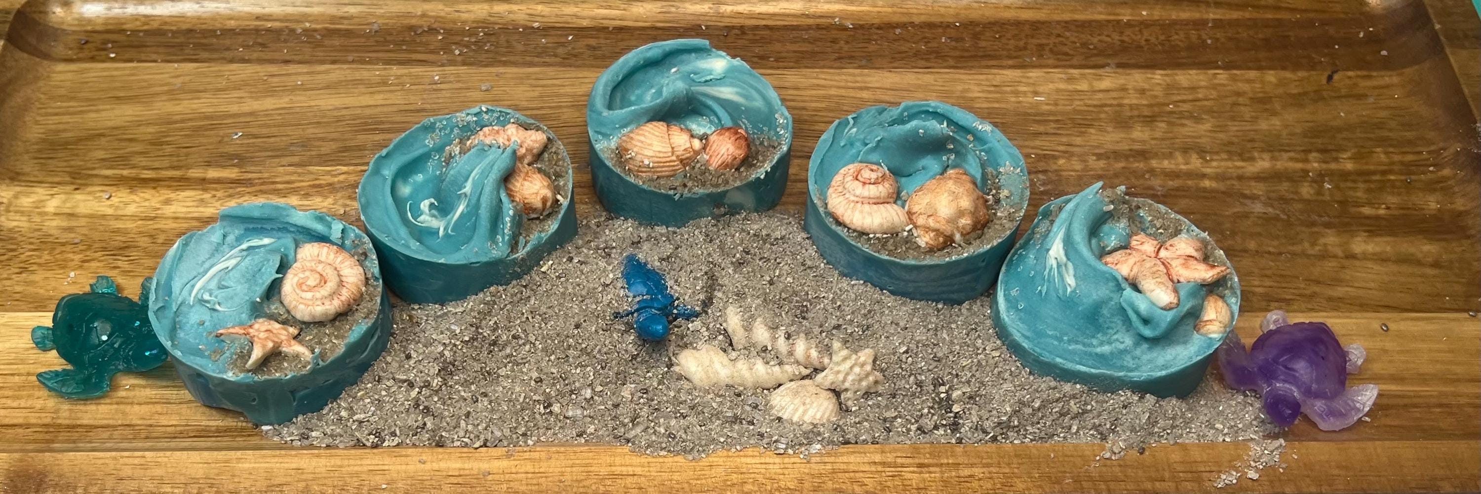 Guest Soaps  Handmade Soap made with Shea Butter and Kaolin Clay Guest Soaps Hand Soaps Moisturizing Soap Exfoliating Soap Bar<Set of>