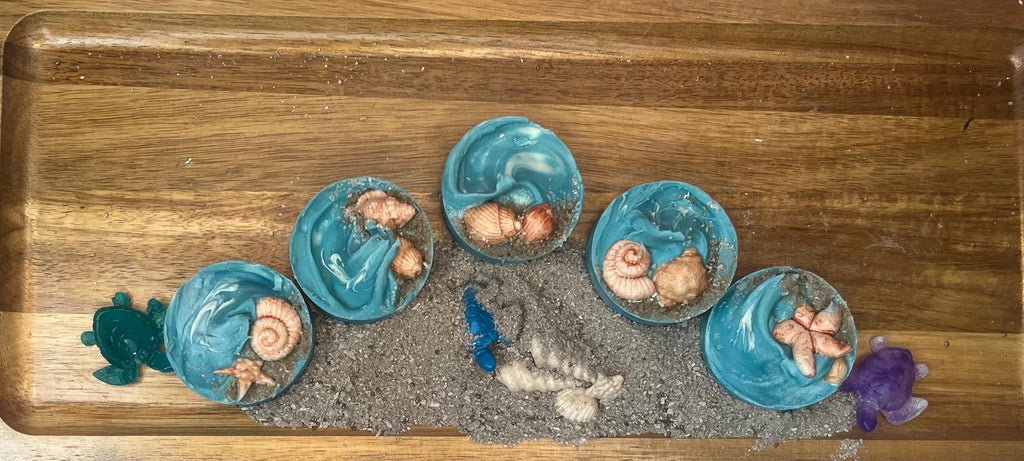 Guest Soaps  Handmade Soap made with Shea Butter and Kaolin Clay Guest Soaps Hand Soaps Moisturizing Soap Exfoliating Soap Bar<Set of>