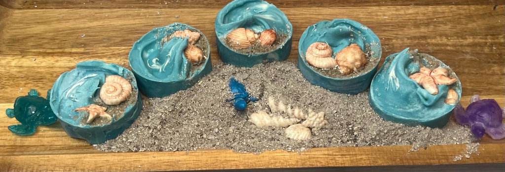 Guest Soaps  Handmade Soap made with Shea Butter and Kaolin Clay Guest Soaps Hand Soaps Moisturizing Soap Exfoliating Soap Bar<Set of>