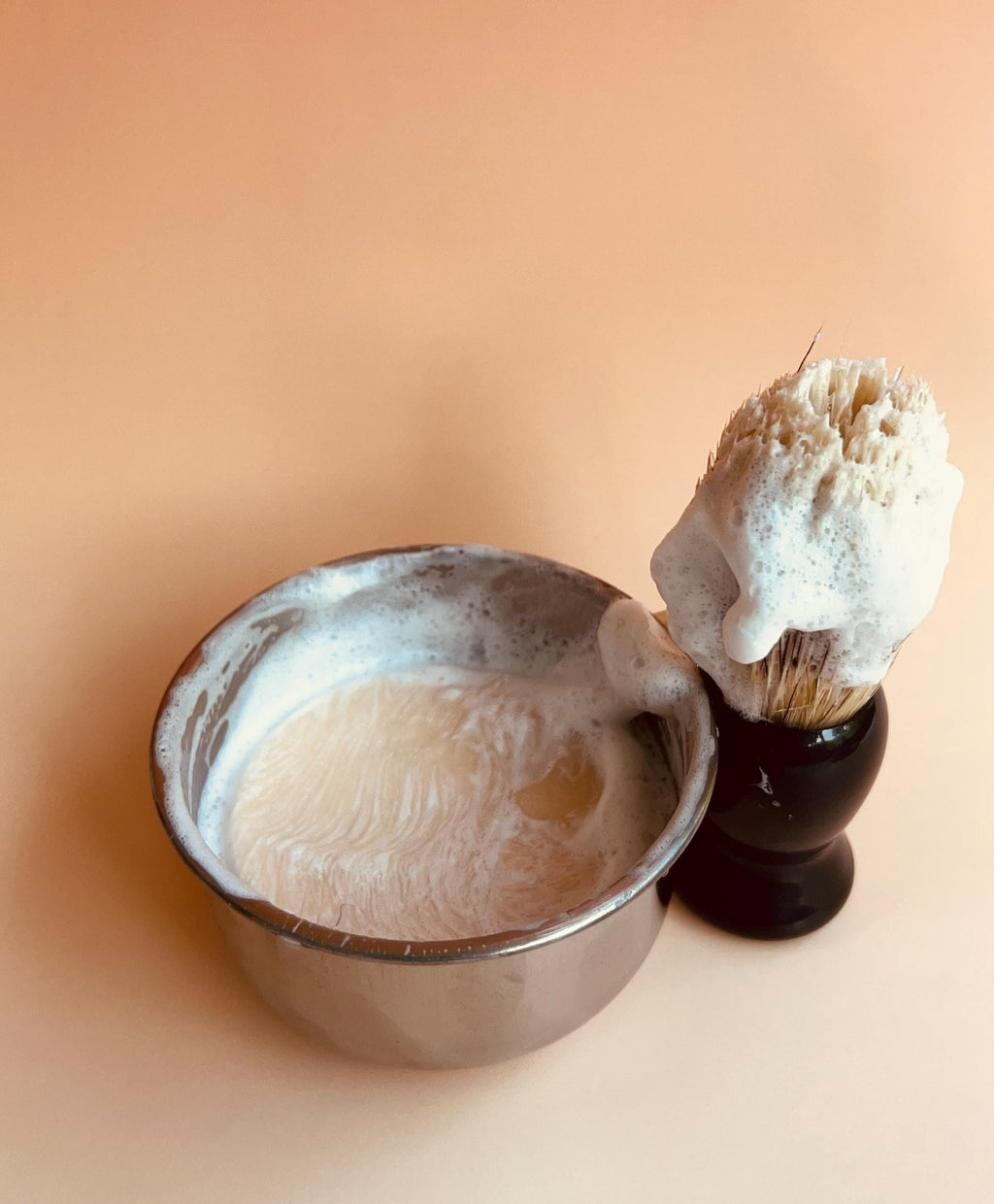 Handmade Moisturizing Shave Soap Set for Him Fathers Day Gift Idea Rustic Barber Shop Shave Disc With Bowl and Brush or Replacement pucks