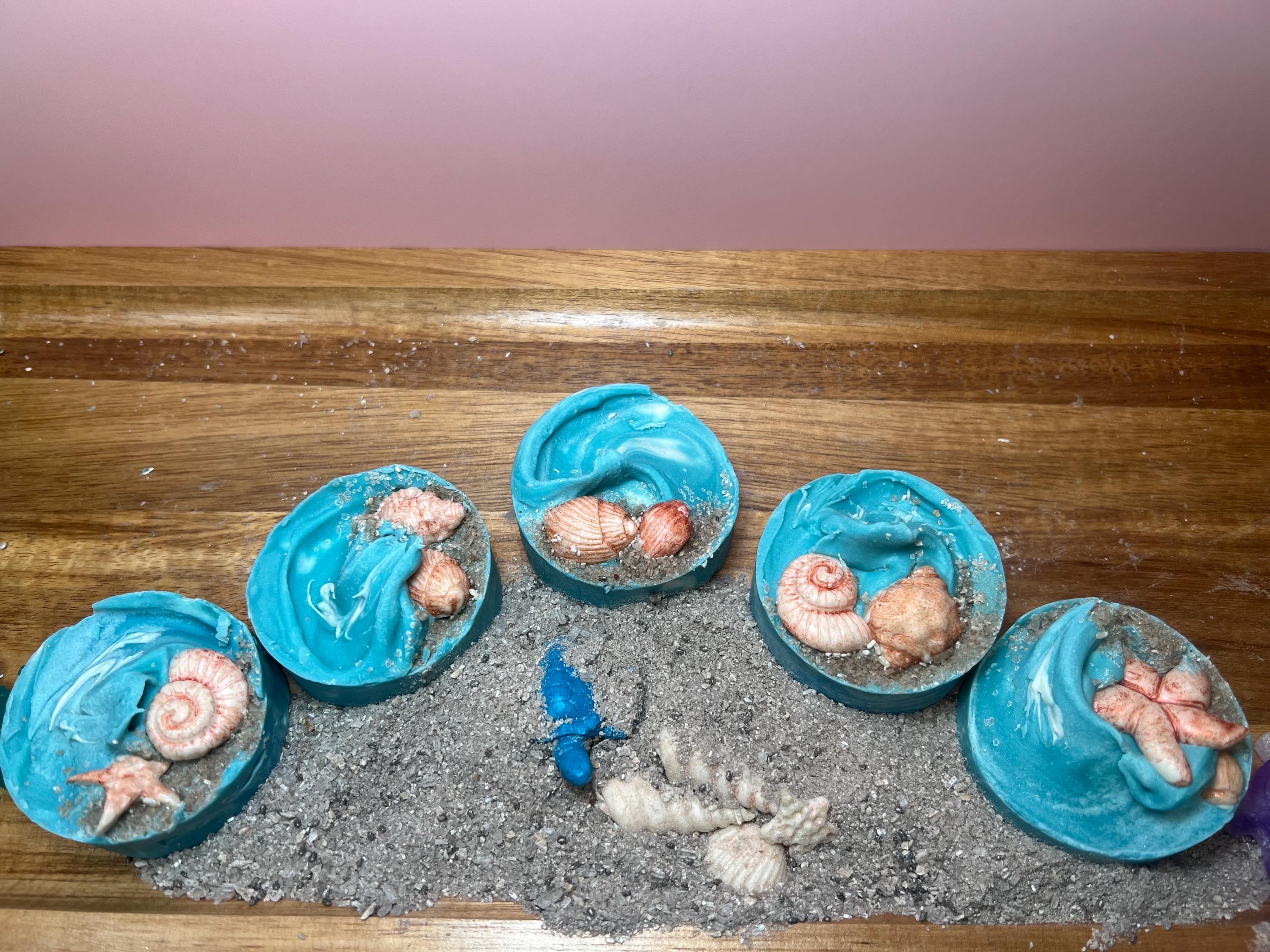 Guest Soaps  Handmade Soap made with Shea Butter and Kaolin Clay Guest Soaps Hand Soaps Moisturizing Soap Exfoliating Soap Bar<Set of>