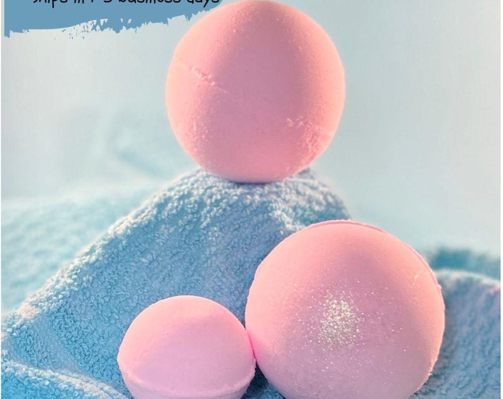 Foaming Bath Bomb Party Favors