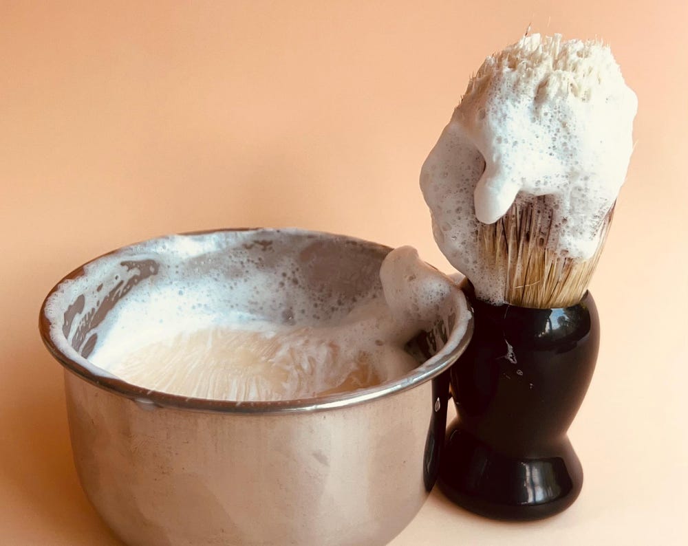 Handmade Moisturizing Shave Soap Set for Him